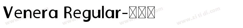 Venera Regular字体转换